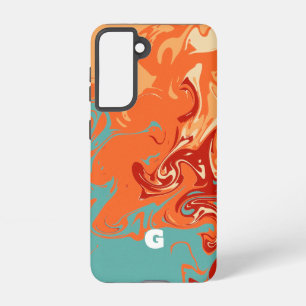 Cute Personalise Pastel Marbel Samsung Galaxy Case