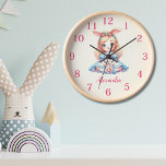 Cute Personalised Alice in Wonderland Clock<br><div class="desc">Add a touch of whimsy to your space with our Cute Personalised Alice in Wonderland Clock. Featuring charming illustrations from the beloved story and customisable with your name or initials, this clock is both functional and enchanting. Crafted with precision and attention to detail, our clock is made from high-quality materials...</div>