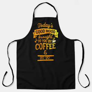 Cute Personalised barista aprons, Coffee Shop Apron