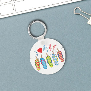 Cute Personalised Beach Stylish Key Ring