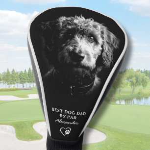 Cute Personalised Best Doodle Dog Dad By Par  Golf Head Cover