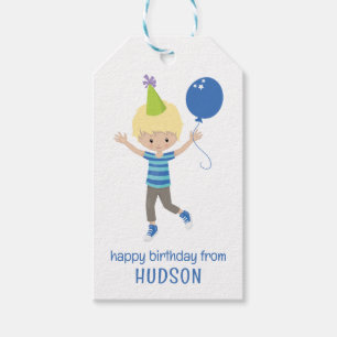 Cute Personalised Birthday Boy Gift Tags
