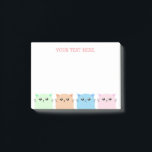 Cute Personalised Cat Lovers Post-it Notes<br><div class="desc">Cute Personalised Cat Lovers Post-it Notes. Perfect gift or item for cat lovers like you.</div>