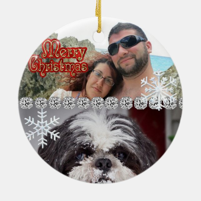 Cute Personalised Custom Ornament 2014 (Back)