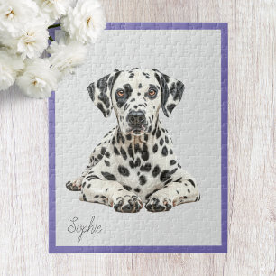 Cute Personalised Dalmatian Jigsaw Puzzle