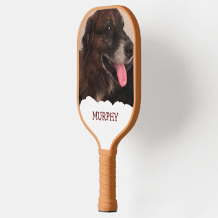Cute Personalised Dog Photo  Pickleball Paddle
