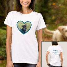 Cute Personalised Dog Walking Buddy Heart Photo