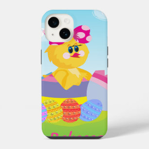 Cute Personalised Easter chic iPhone Case