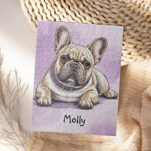 Cute Personalised French Bulldog Jigsaw Puzzle