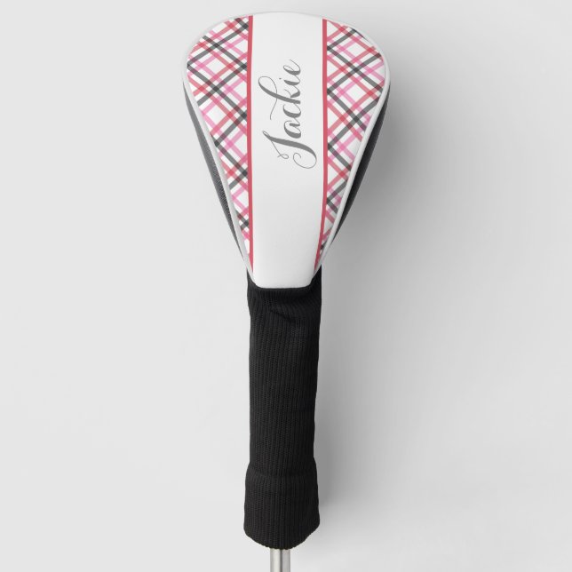 Cute Personalised Golf Head Cover (Front)