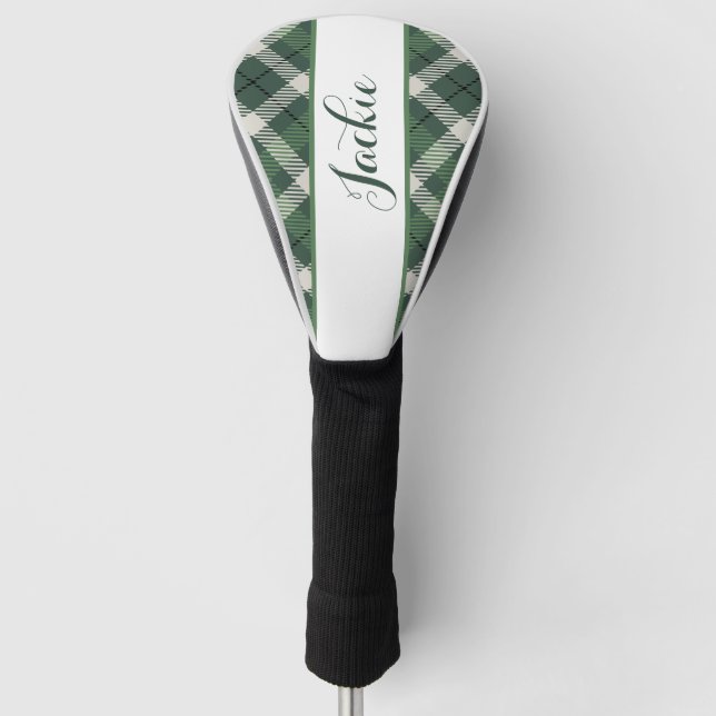 Cute Personalised Golf Head Cover (Front)
