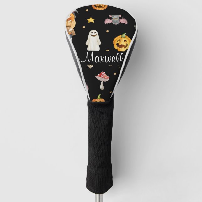 Cute Personalised Halloween  Case-Mate  Golf Head Cover (Front)