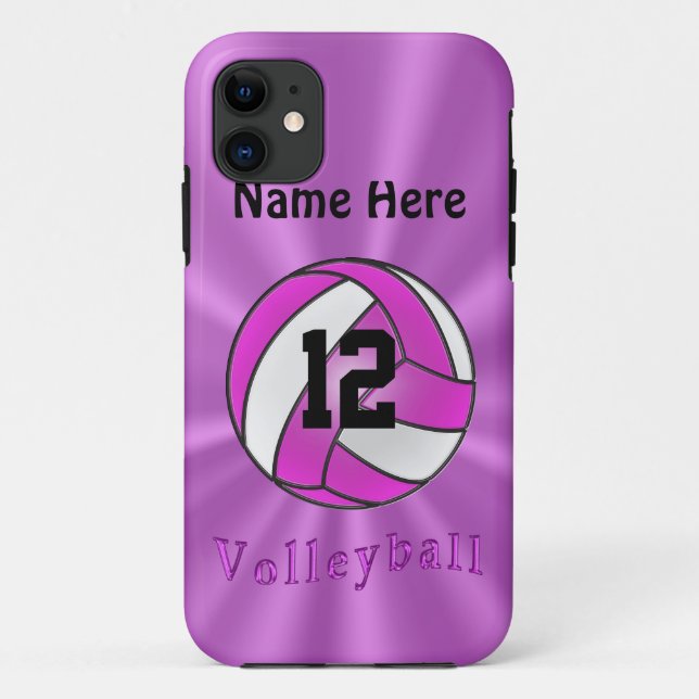 Cute Personalised iPhone 5S Volleyball Cases (Back)