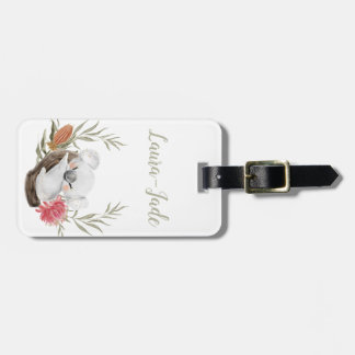 Cute Personalised Koala Luggage Tag