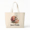 Cute personalised ladybug tote