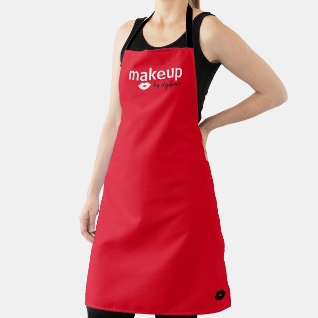 Cute Personalised Makeup Artist By Artist Apron (Insitu)