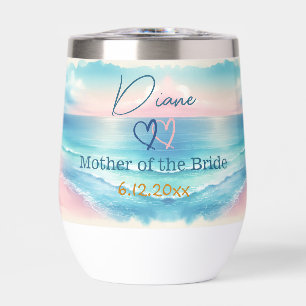 Cute Personalised Mother of the Bride Coastal