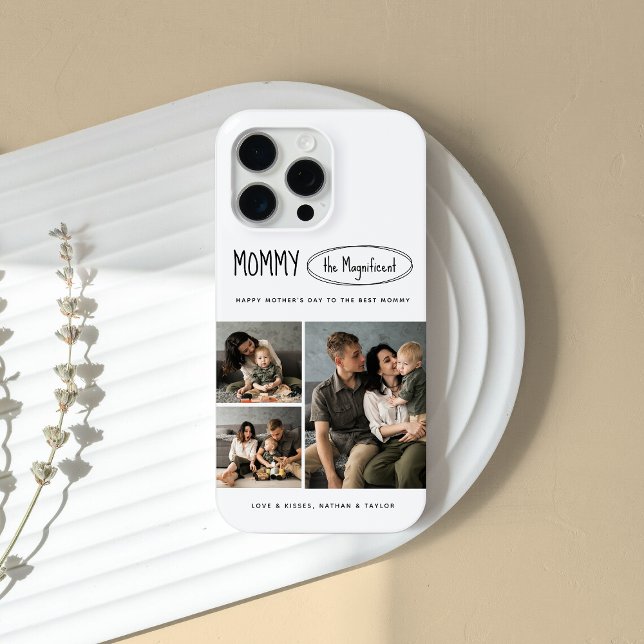 Cute Personalised Mothers Day Family Photo Case-Mate iPhone Case (Creator Uploaded)