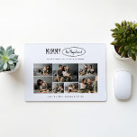 Cute Personalised Mothers Day Family Photo Mouse Pad<br><div class="desc">Glide through daily tasks with the "Cute Personalised Mother's Day Family Photo Mousepad, " where functionality meets heartfelt sentiment. Each click is accompanied by a collage of family love, making this a delightful first Mother's Day gift or a sweet surprise for any mum, new or seasoned. It's a customisable piece...</div>