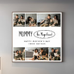 Cute Personalised Mothers Day Family Photo Poster<br><div class="desc">Turn Your Favourite Memories into Mum's Most Cherished Keepsake This beautiful personalised Mother's Day poster is more than just a photo - it's a heartfelt tribute to the love you share. Upload your favourite family picture and watch it transform into a stunning, custom poster that Mum will treasure forever. Whether...</div>