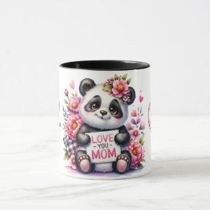 Cute Personalised Mother's Day Quote/Panda Mug