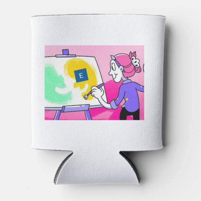 Cute Personalised mug Can Cooler (Front)