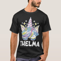 Cute Personalised Name Unicorn Crown Thelma 