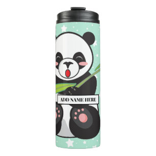 Cute Personalised Panda Thermal Tumbler