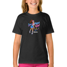 Cute Personalised Pickleball Girl's