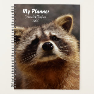 Cute Personalised Racoon Planner