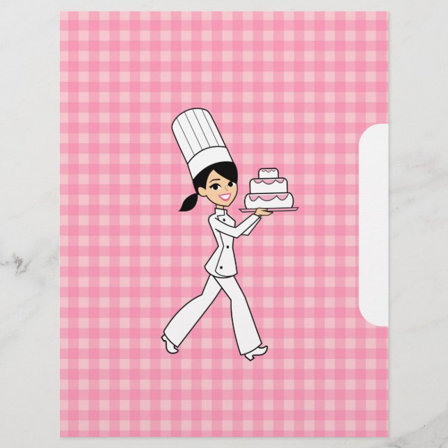Cute Personalised Recipe Pages (Front)