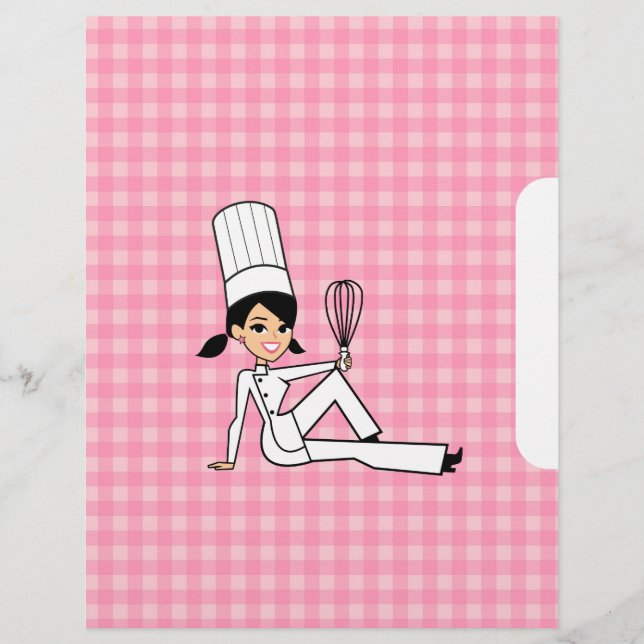 Cute Personalised Recipe Pages (Front)