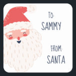 Cute Personalised Santa Gift Tags<br><div class="desc">Help disguise your handwriting by using these personalised 'from Santa' gift tag stickers.</div>