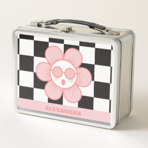 Cute Personalised School Metal Lunch Box