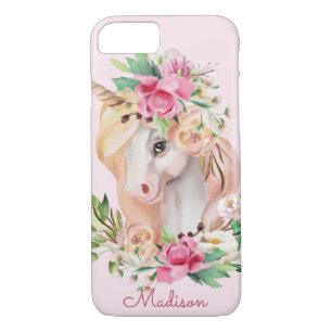 Cute Personalised Unicorn iPhone 8/7 Case