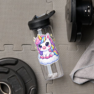 Cute Personalised Unicorn Kids T-Shirt Water Bottle
