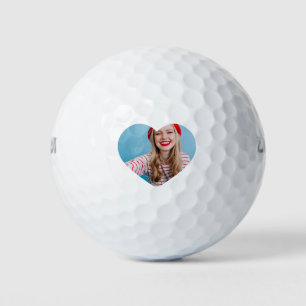 Cute personalized golf ball photo Golfer Gift idea