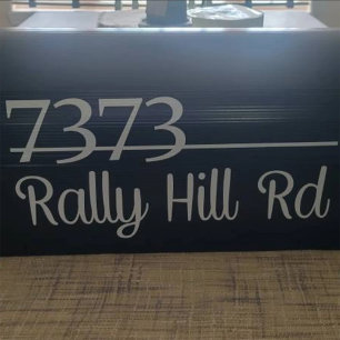 Cute Personalized Mailbox Number and Address