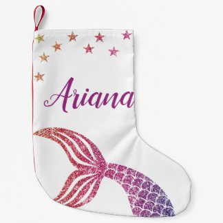Cute Personalized Mermaid Christmas Stocking