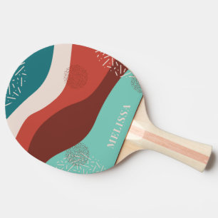 Cute Personalized Retro Ping Pong Paddle