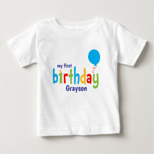 cute personlize first Birthday Tshirt