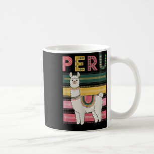 Cute Peruvian Llama From Peru - Fun Peru Design  Coffee Mug