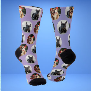 Cute Pet 2 Dog Photo Socks