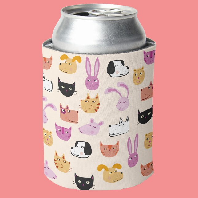 Cute Pet Animal Can Cooler (Creator Uploaded)