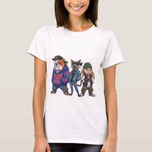 Cute Pet Cartoon T-Shirt