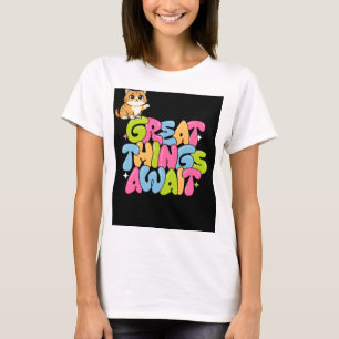 Cute pet cat lovers design t-shirt