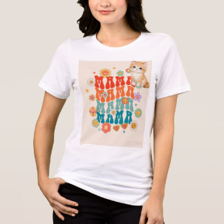 Cute pet cat lovers design t-shirt Tri-Blend shirt