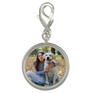 Cute Pet Dog Lover Personalised Photo Charm