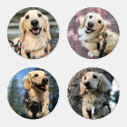 Cute Pet Dog Photo Coaster Set