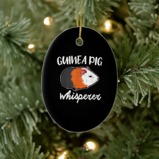 cute pet guinea pig owner gift  cavia, piggies, me ceramic ornament